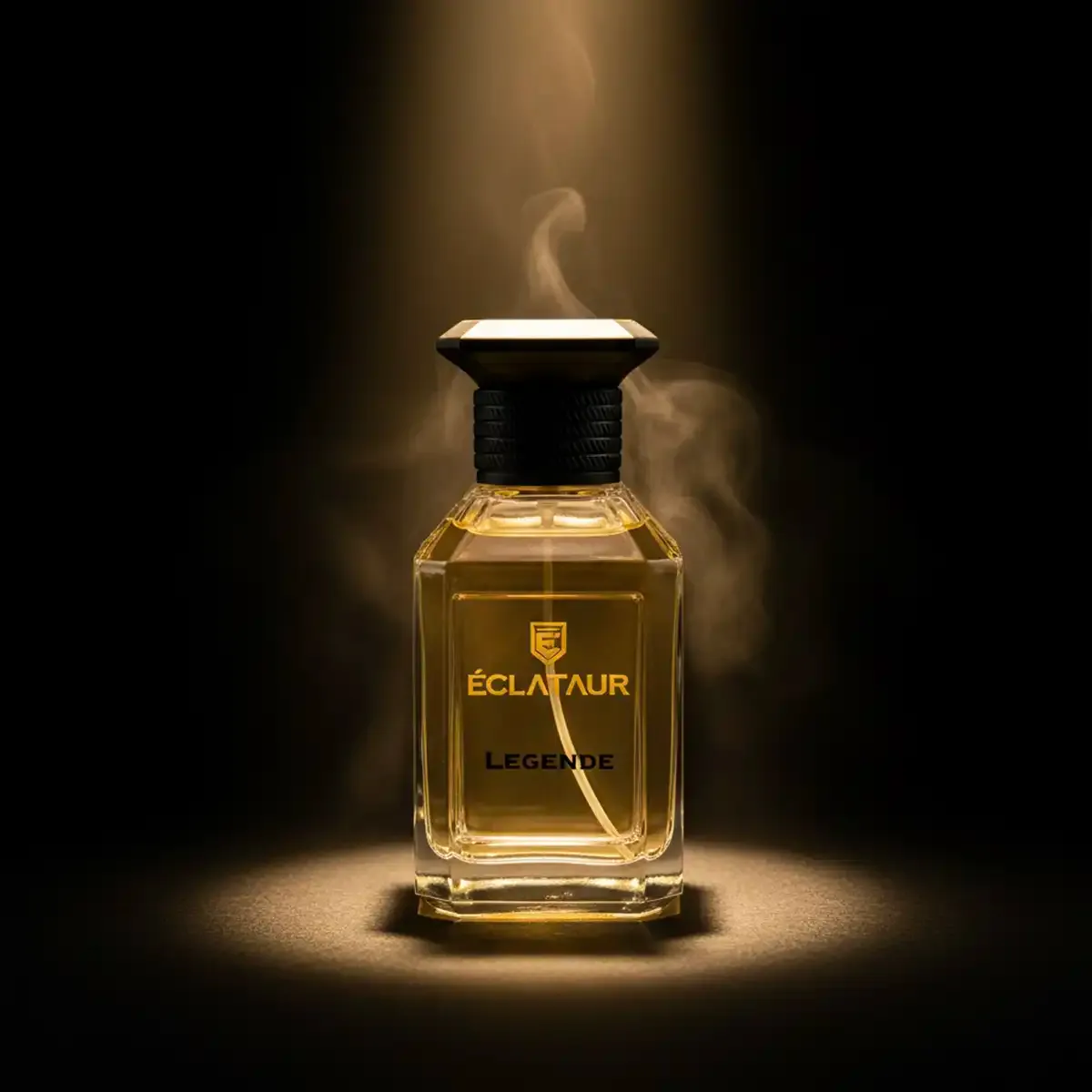 ÉCLATAUR LEGENDE best male perfume summer, close detail of the bottle